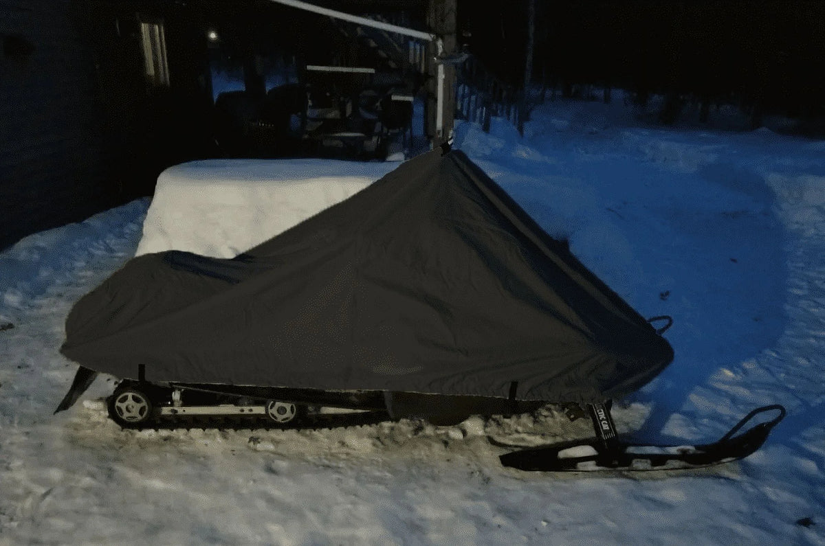 200 Denier All Black Snowmobile Cover D176522