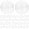 100pcs Clear Plastic Fillable Balls V747