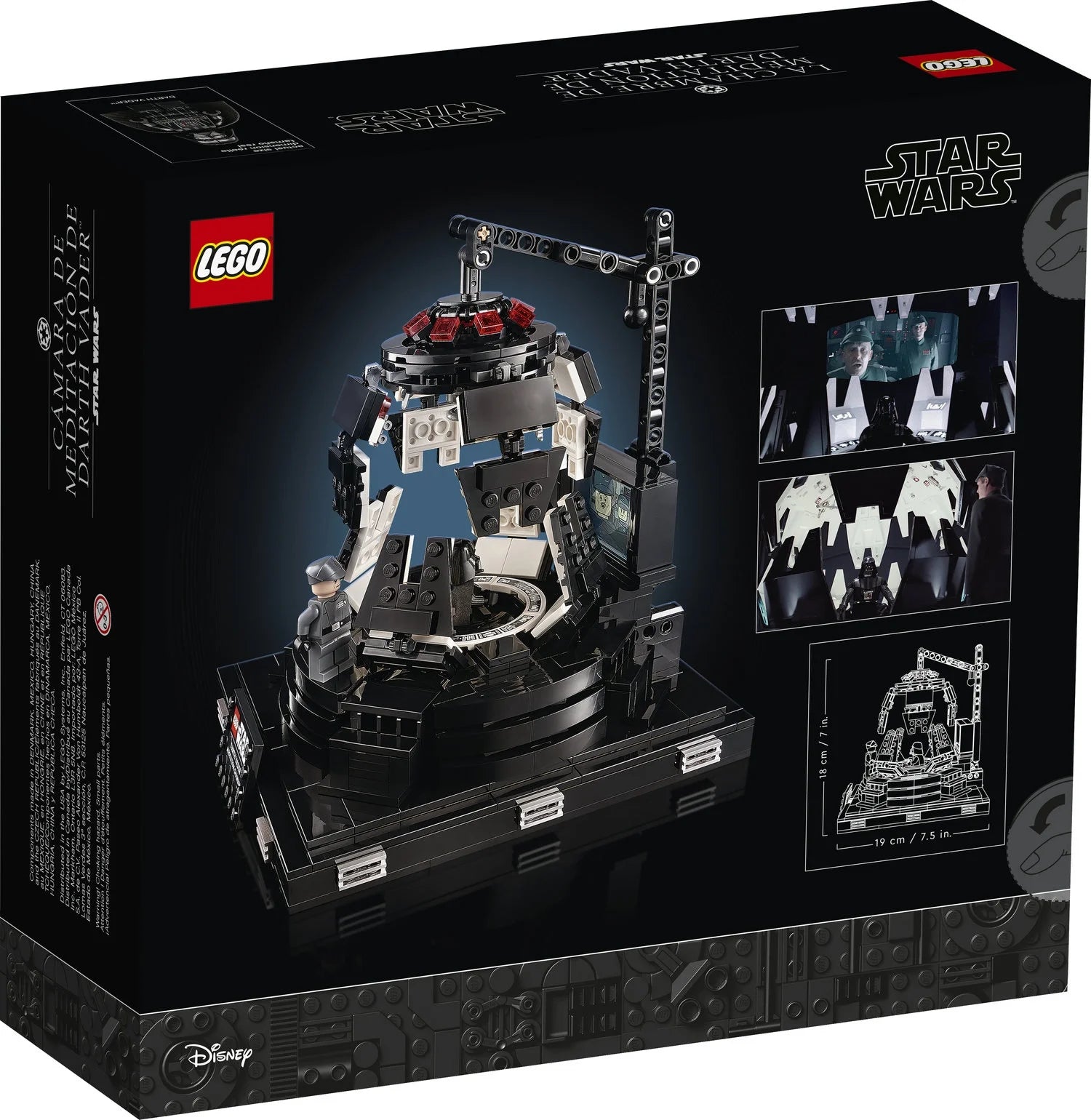 LEGO Star Wars Darth Vader Meditation Chamber Building Toy (663 Pieces) N127503