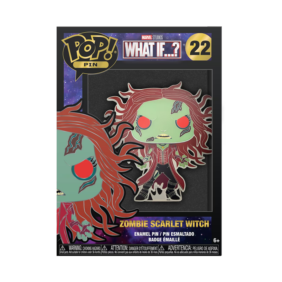 Zombie Wanda Maximoff Enamel Pin K22002