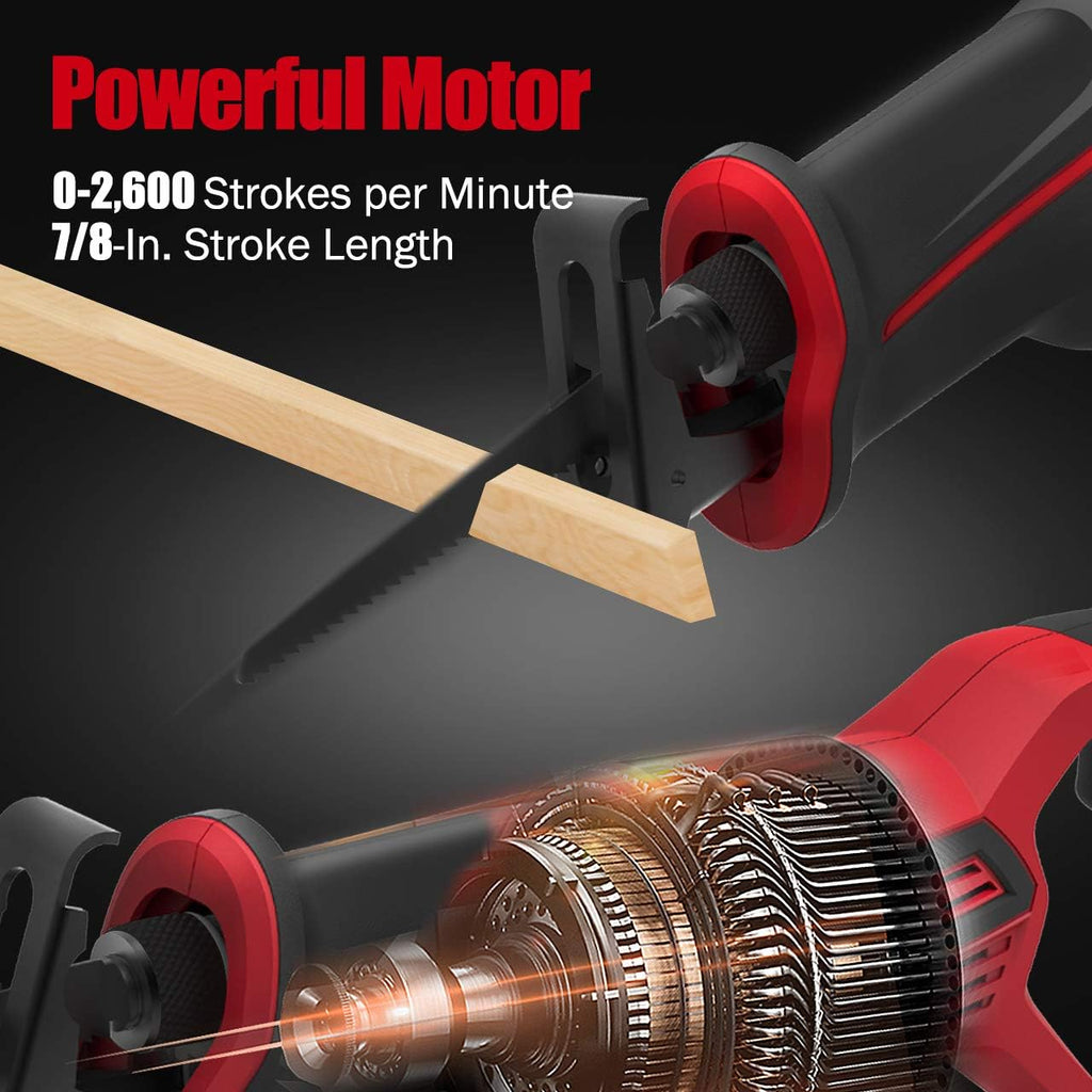 20V Max Reciprocating Saw with Li-ion Battery and Quick Charger H41141