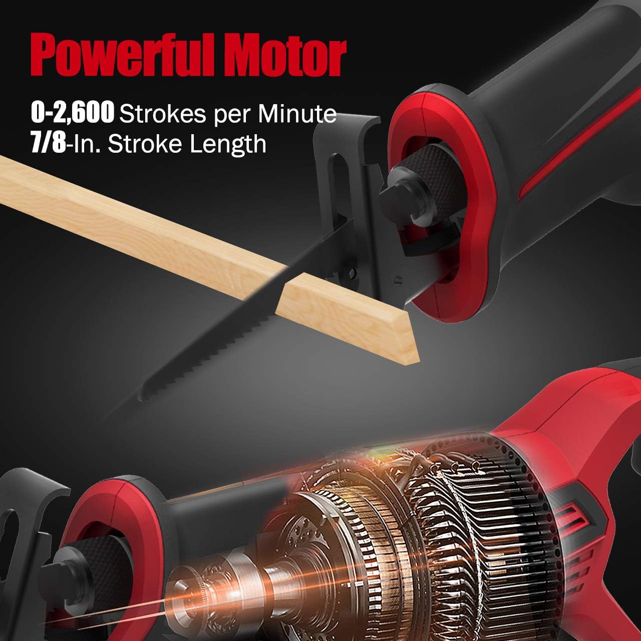 20V Max Reciprocating Saw with Li-ion Battery and Quick Charger H41141