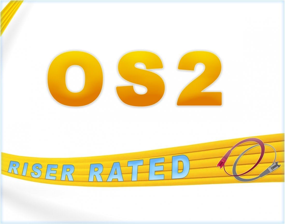 15M OS2 LC LC Duplex Singlemode Fiber Patch Cable X755668