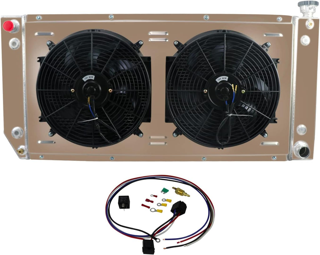 3 Row Radiator with Shroud Fan & Relay B917779