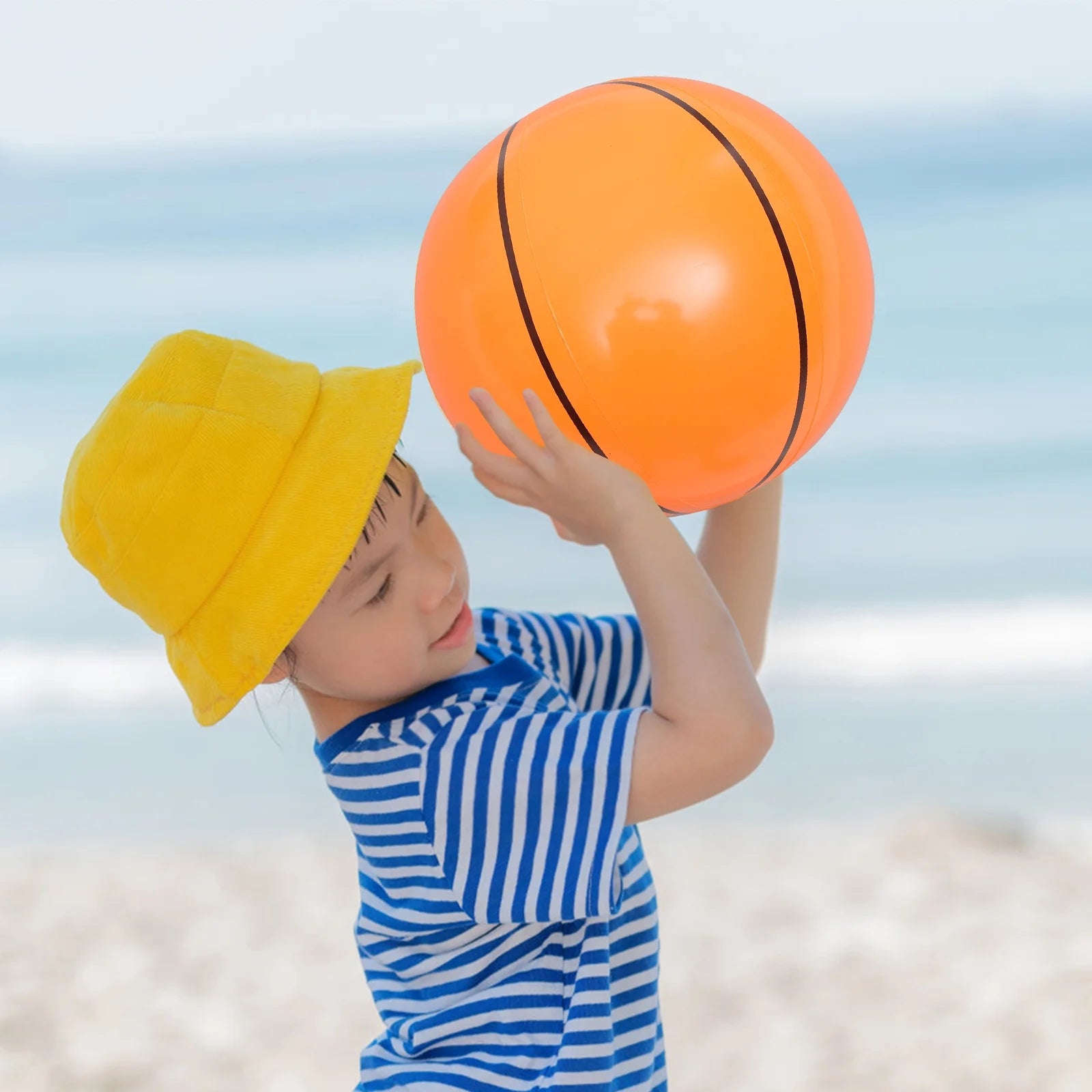 Inflatable Beach Ball Swimming Pool Balls Outdoor Playset Pvc Child E545036