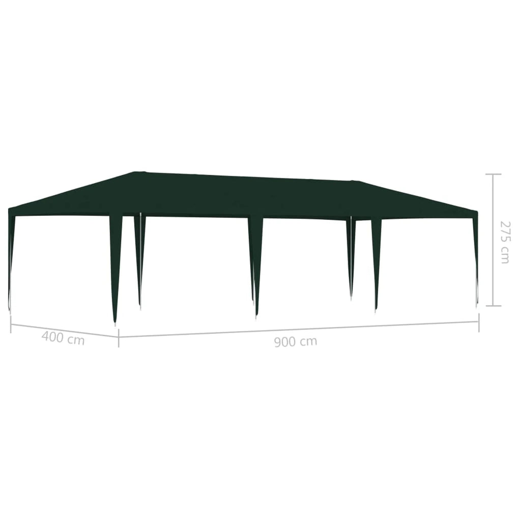 Green Party Tent 13.1'x29.5' H7215