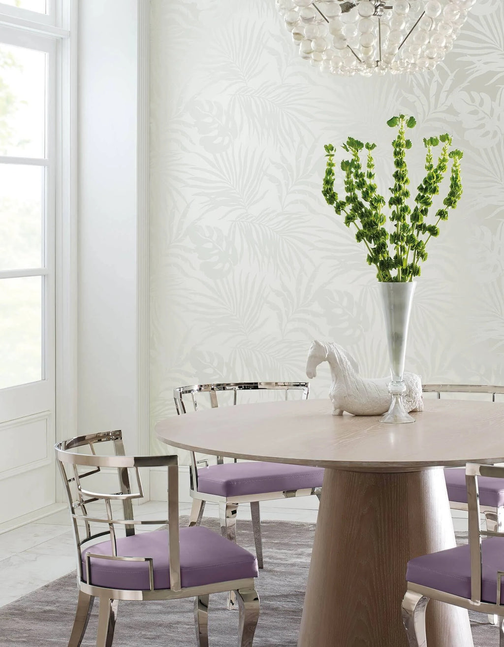 White Palm Wallpaper H309