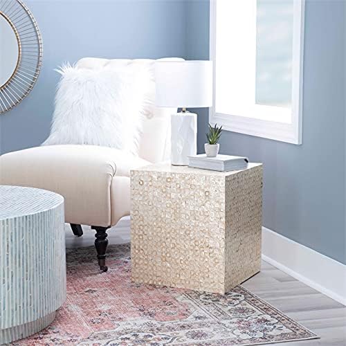 Ivory Square Accent Table I398