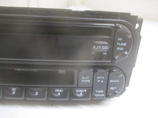 Pre-Owned Dodge Ram 1500 Caravan Single Disc CD Cassette Tape Player Radio Q5890