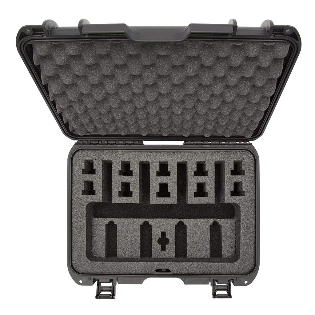 Black Waterproof Gun Case with Custom Foam Insert K37469