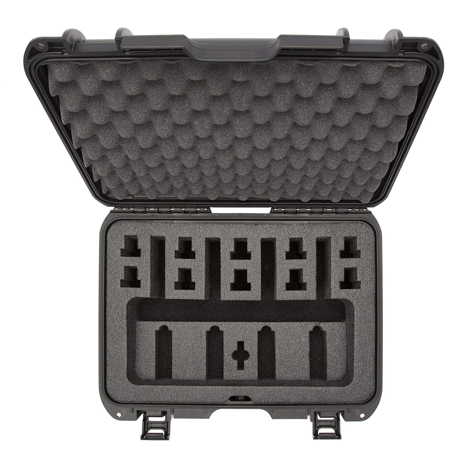 Black Waterproof Gun Case with Custom Foam Insert K37469