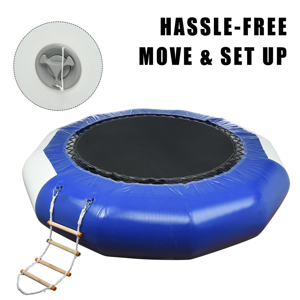 10Ft Inflatable Water Trampoline Swim Platform G271