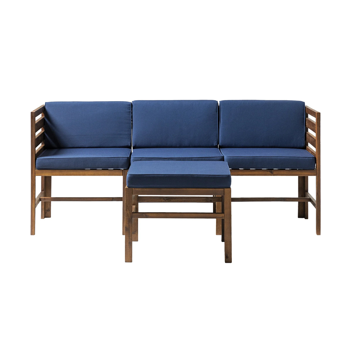 Navy 4 Piece Modular Patio Sectional D843506