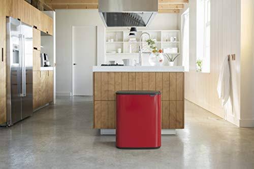 Passion Red Touch Bin 2 x 30 LITER I4842