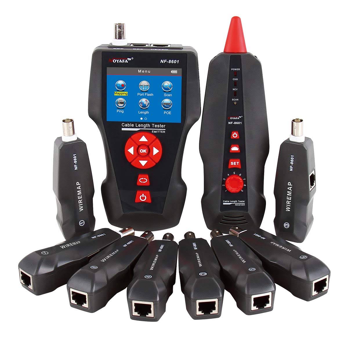 Network Cable Tester for RJ45, RJ11, BNC W202