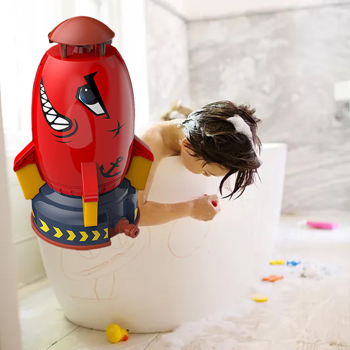 Rocket Launcher Toys Outdoor Water Pressure Lift Sprinkler Toy T977913