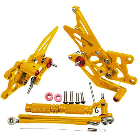 Fully Adjustable Rearset - Black A504