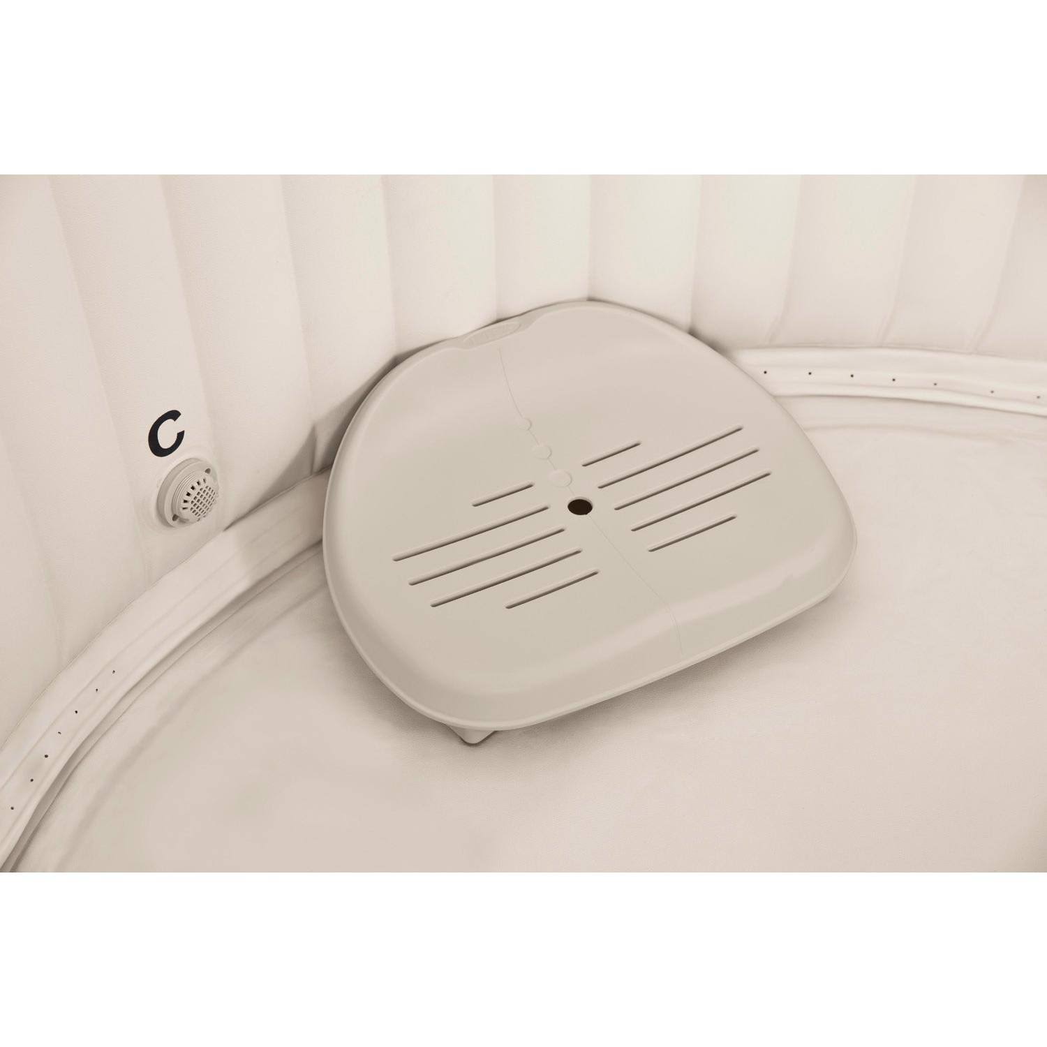 Inflatable Hottub Seat with Cup Holder and Head Rest B375