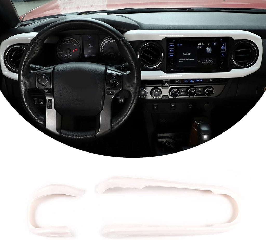 Car ABS Dashboard Panel Cover Trim Stickers (red) S995