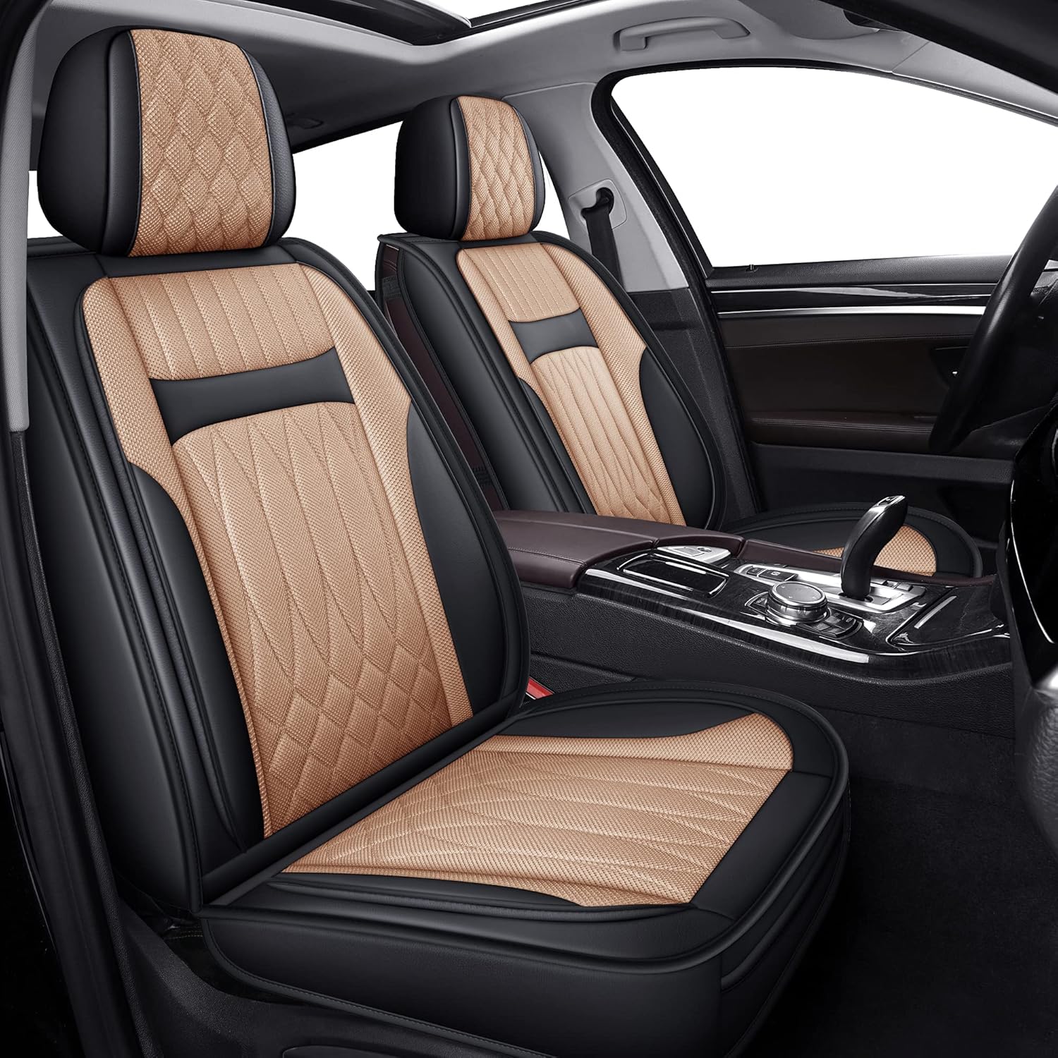 Brown Car Seat Covers Full Set X904832