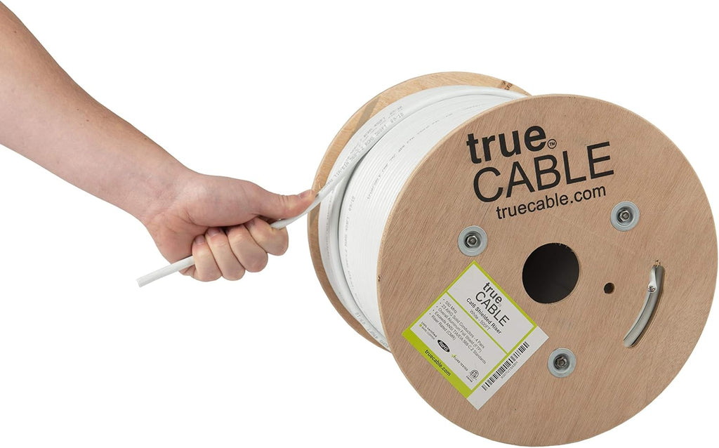 500ft Gray 23AWG Solid Bare Copper Bulk Ethernet Cable K549