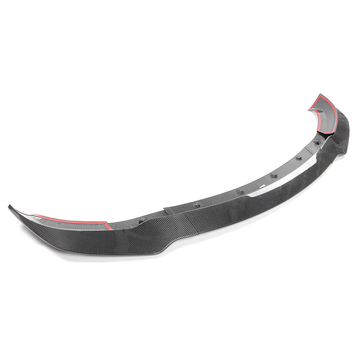 Gloss Black Real Carbon Fiber Front Lip Spoiler Splitter D289