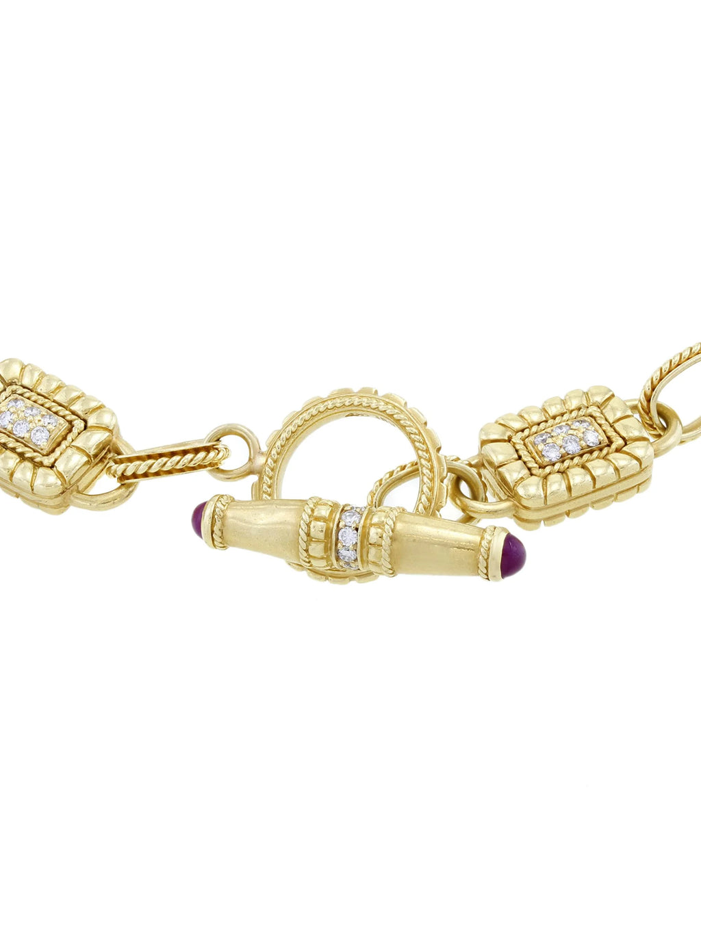 18k Yellow Gold Diamond Necklace V76599