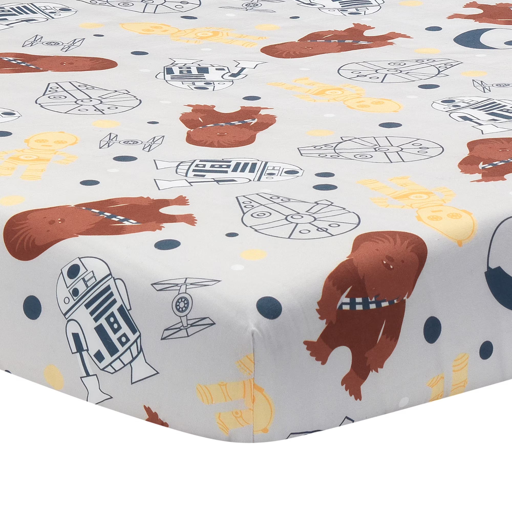 100% Cotton Fitted Crib Sheet H7866