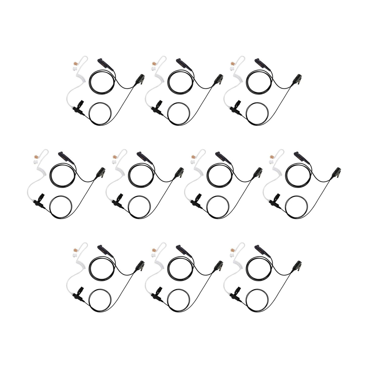 10ps Single Wire Surveillance Kit Earpiece Earphone X94742