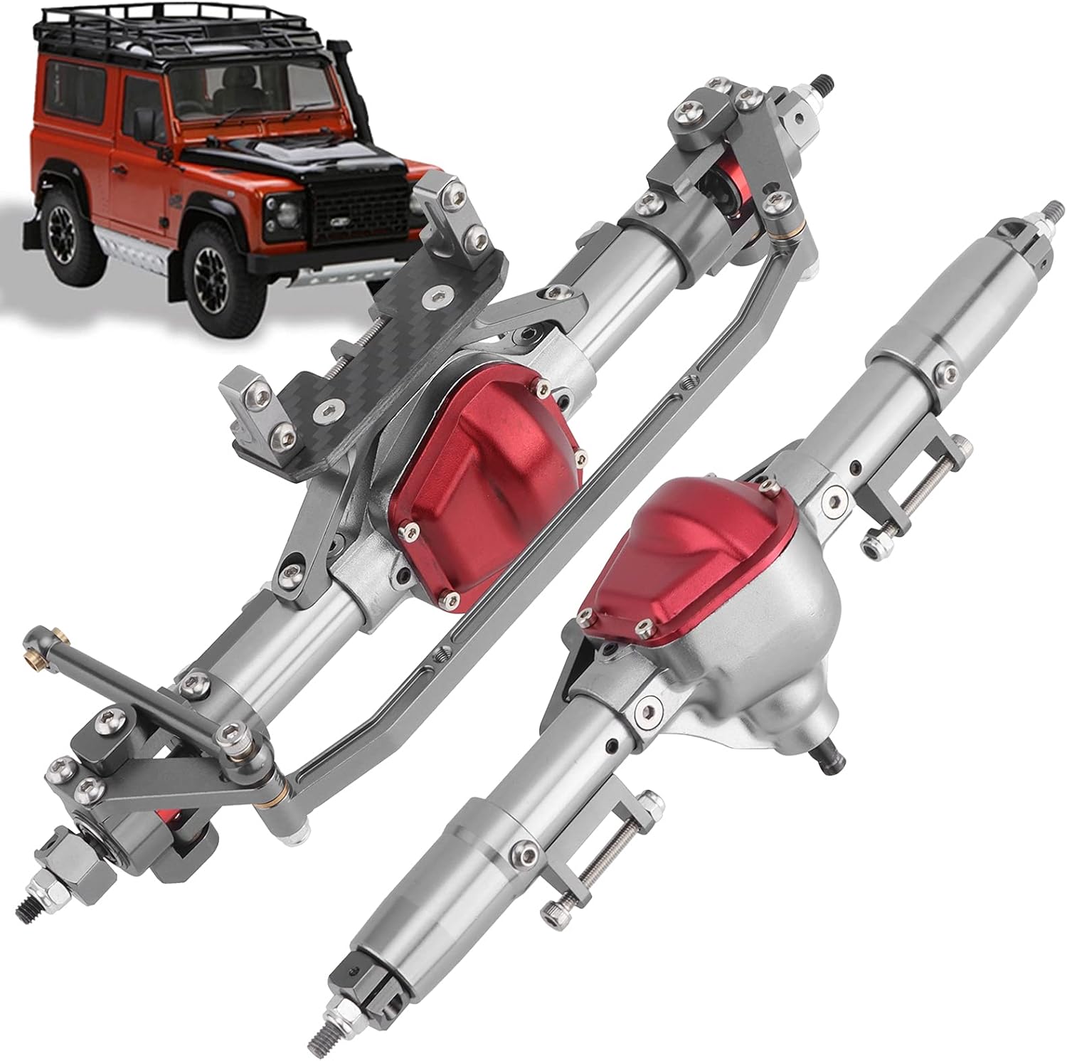 Aluminium Alloy Front and Rear Axle for 1/10 Climbing Car E494927