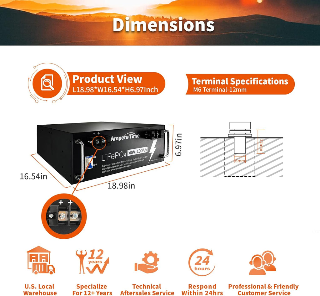 12V 50Ah Lithium LiFePO4 Battery Z6856