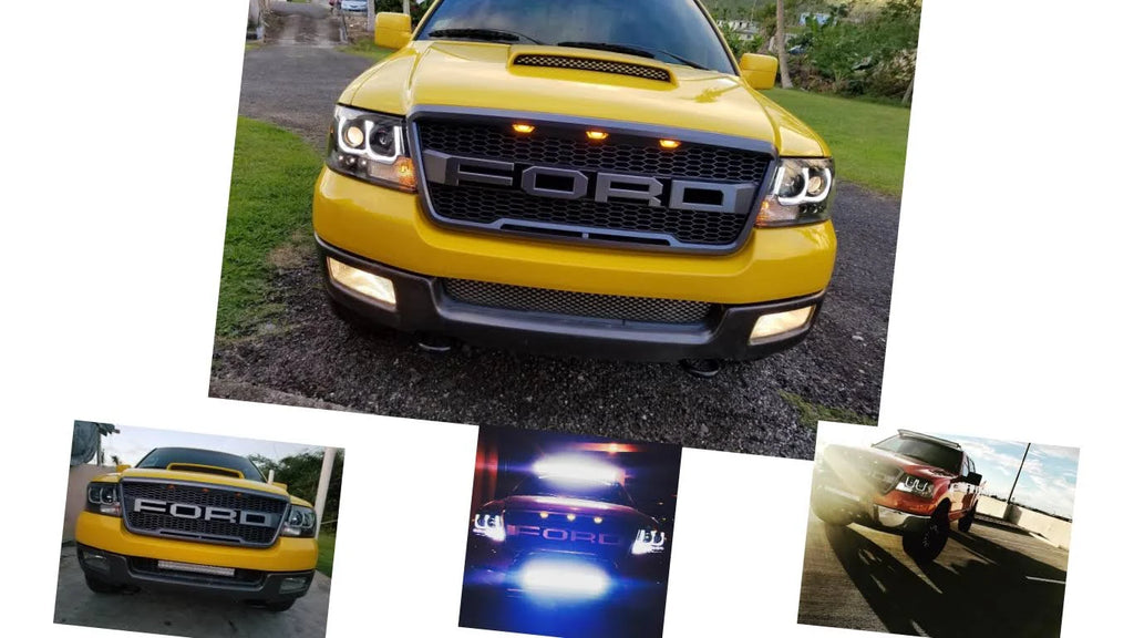 Black Clear Projector Headlights M6240
