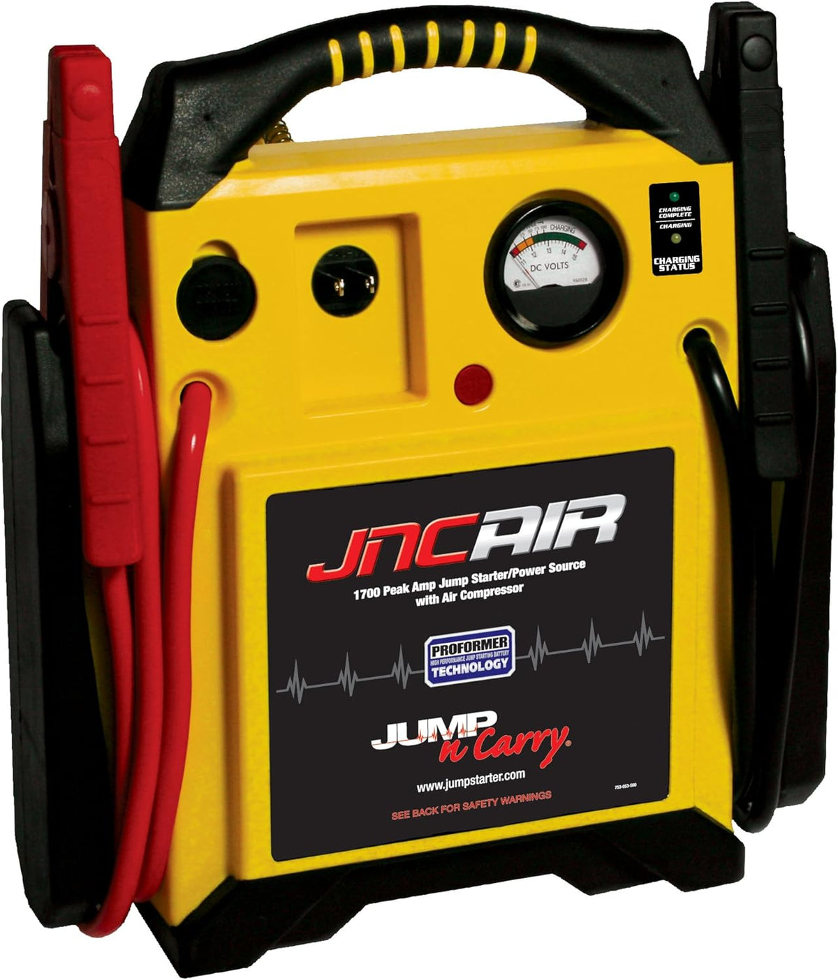 1700 Peak Amp Jump Starter with Air Compressor S5974