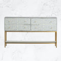 Bone Inlay Entryway Console Grey D90668