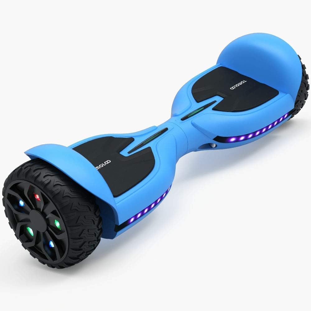 6.5-in Flashing Solid Wheel Electric Self Balancing Scooter with Bluetooth Speaker V300779
