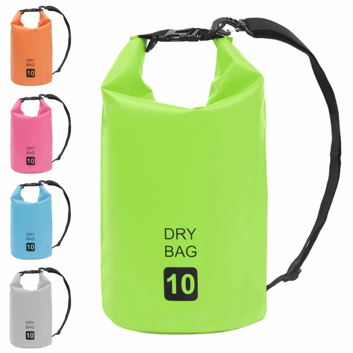 Waterproof Dry Bag 2.6 gal with Adjustable Shoulder Strap L557