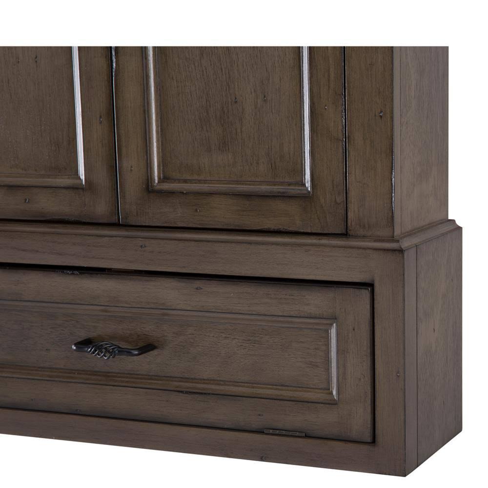 Distressed Grey Bathroom Storage Wall Cabinet K748
