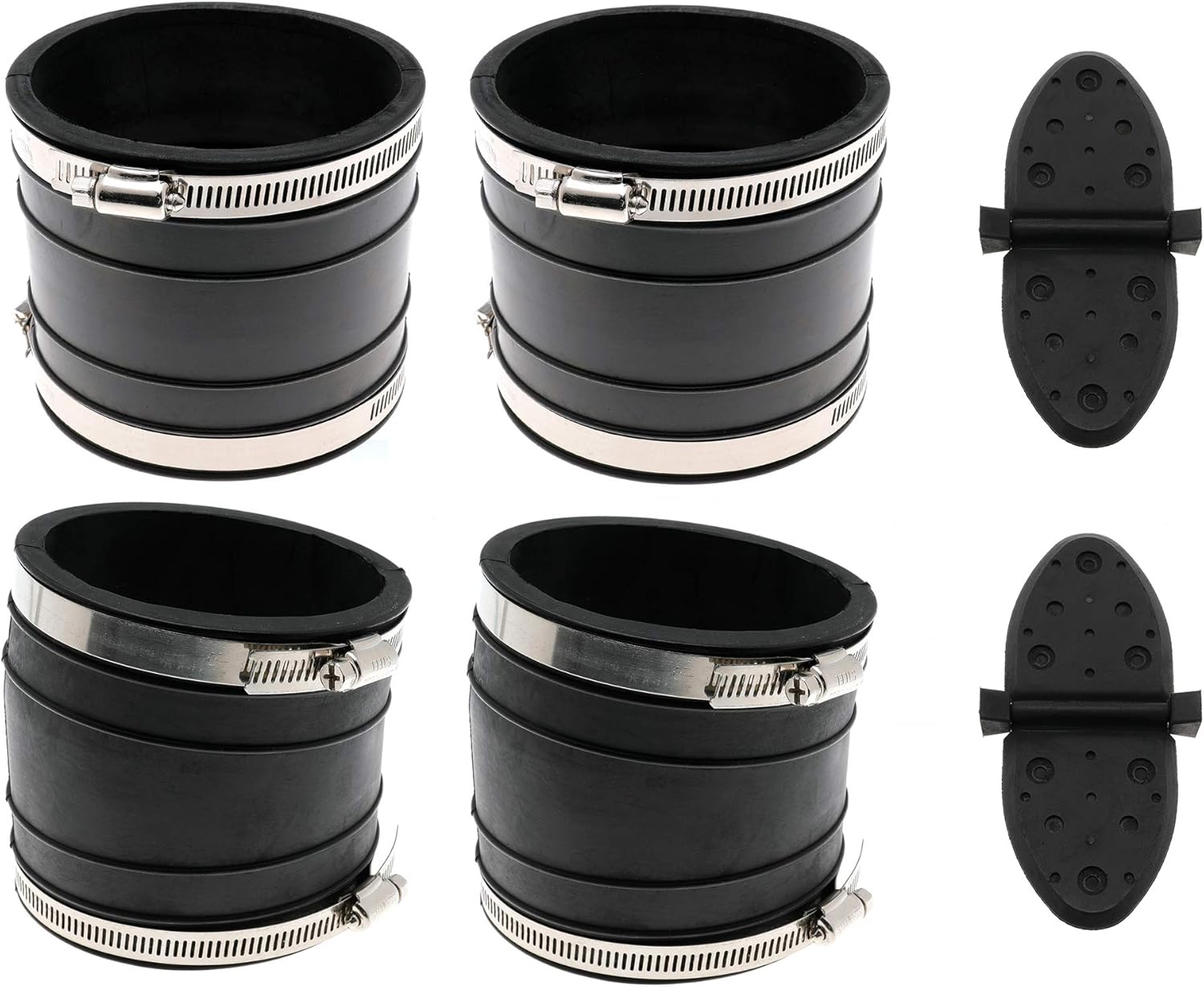 Y-Pipe Exhaust Bellows Hose Kit Pack of 2 V80974