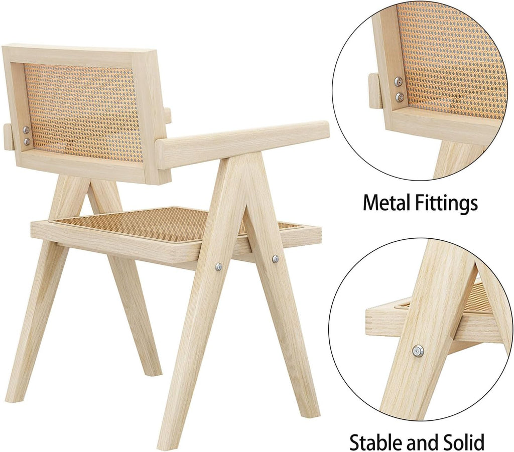 Rattan Dining Chair with Armrests X2781