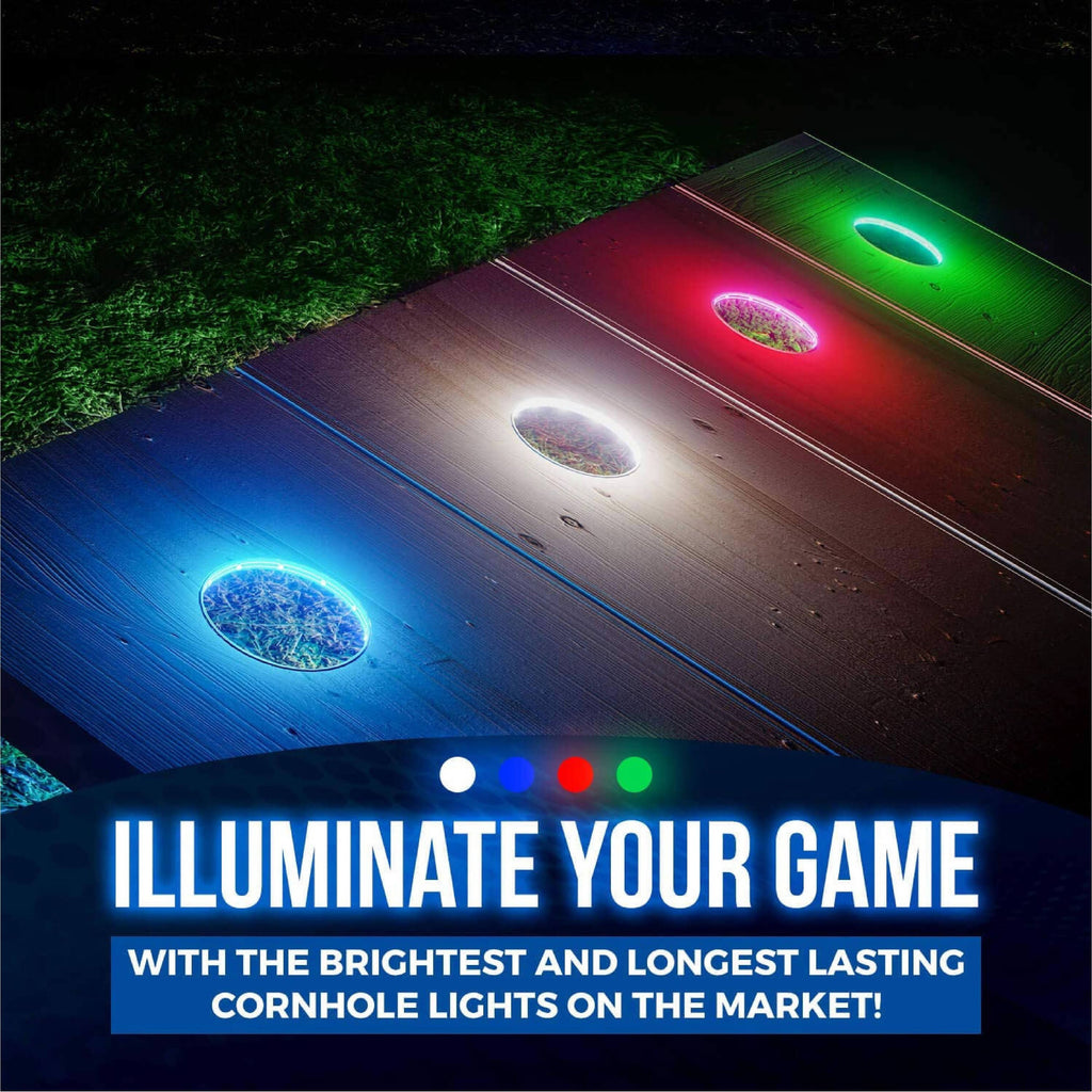 Cornhole Set with Hole Lights Y9471