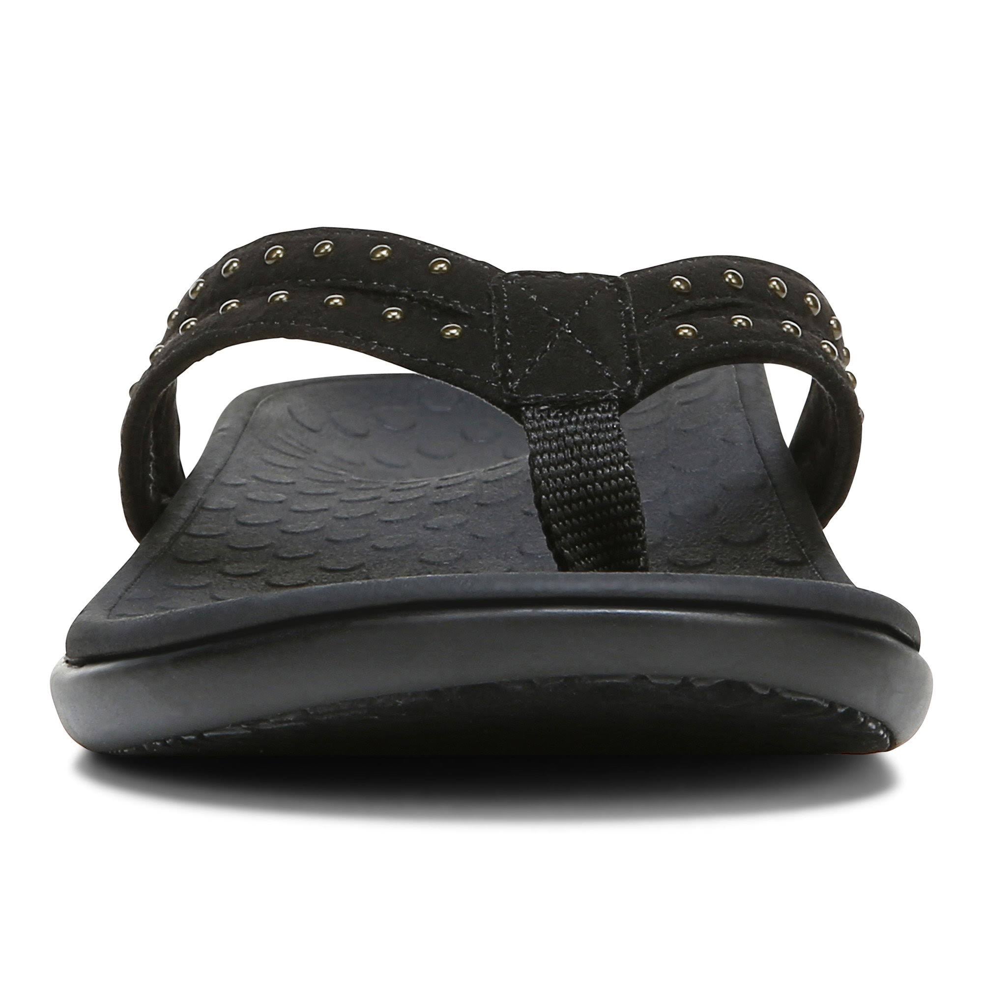 Slate Grey Toe Post Sandal U446622