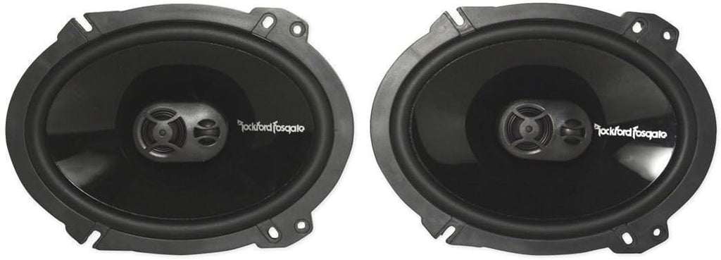 2 Pairs Of 130W 6x8 3-Way Car Stereo Speakers S81353
