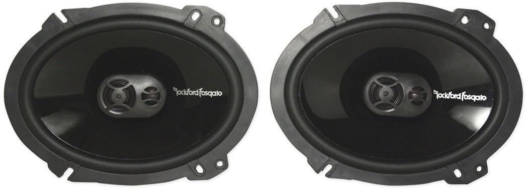 2 Pairs Of 130W 6x8 3-Way Car Stereo Speakers S81353