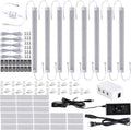 Dimmable 24W 8 pcs LED Bar Lights, 11 Inches, Warmwhite, Pack of 2 T828