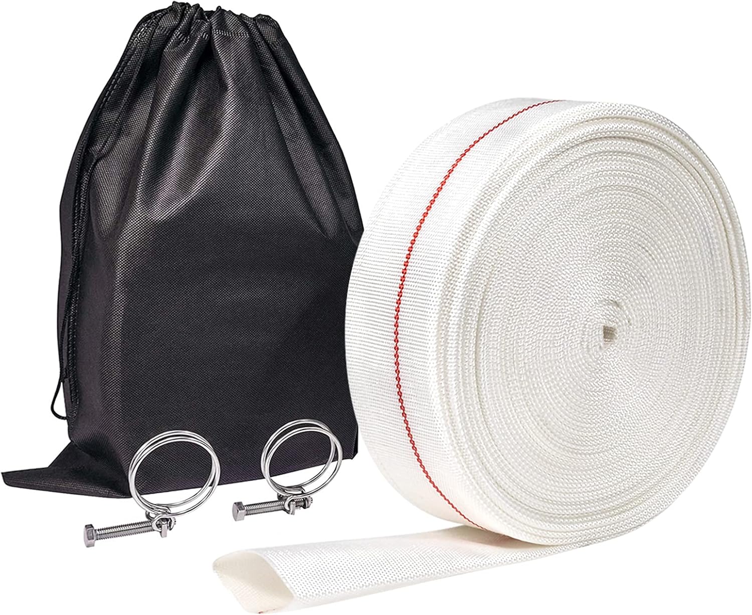 1-1/2" ID x 60 FT Lay Flat Backwash Hose, Pack of 2 R3946