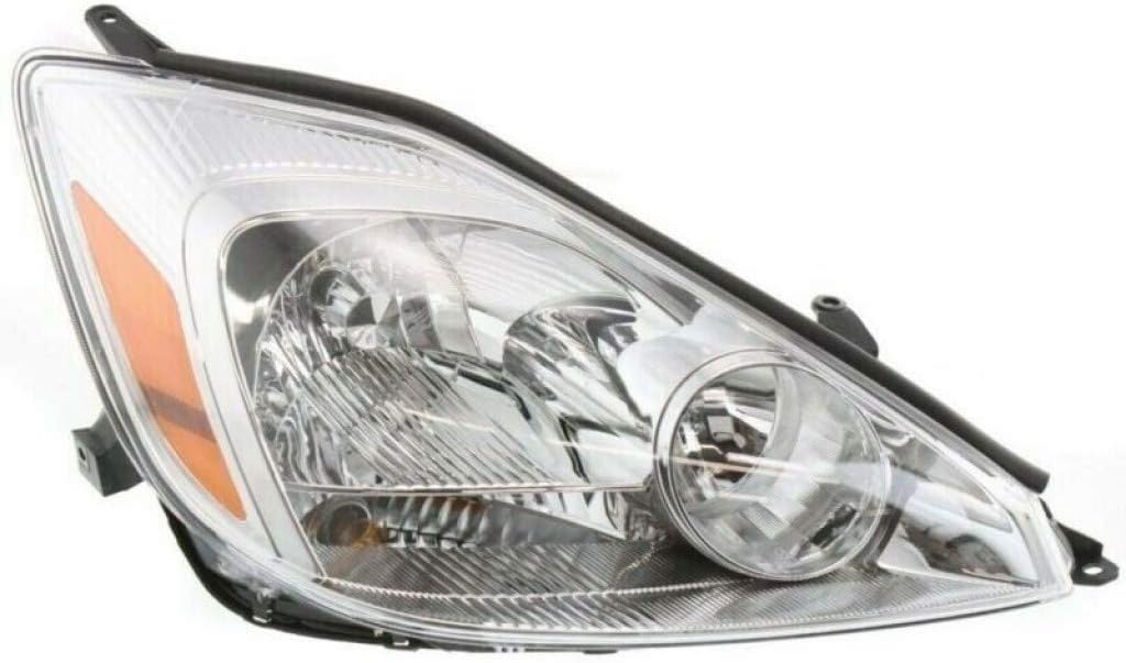 Passenger Side Headlight for 2004 2005 Toyota Sienna B496