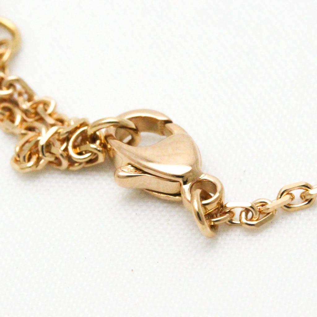 Pink Gold 18K Diamond Pendant Necklace K149568