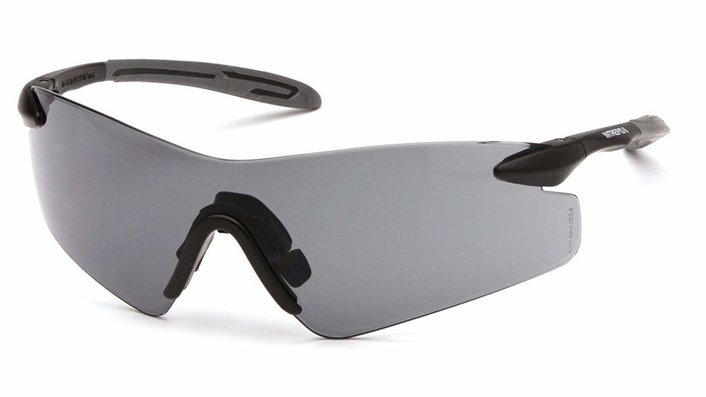 Frameless Lightweight Safety Glasses with Gray Lens P913