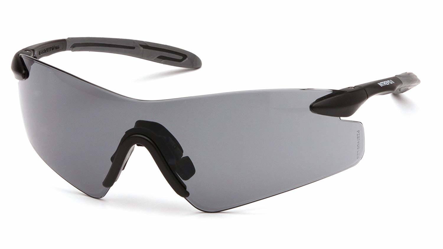 Frameless Lightweight Safety Glasses with Gray Lens P913