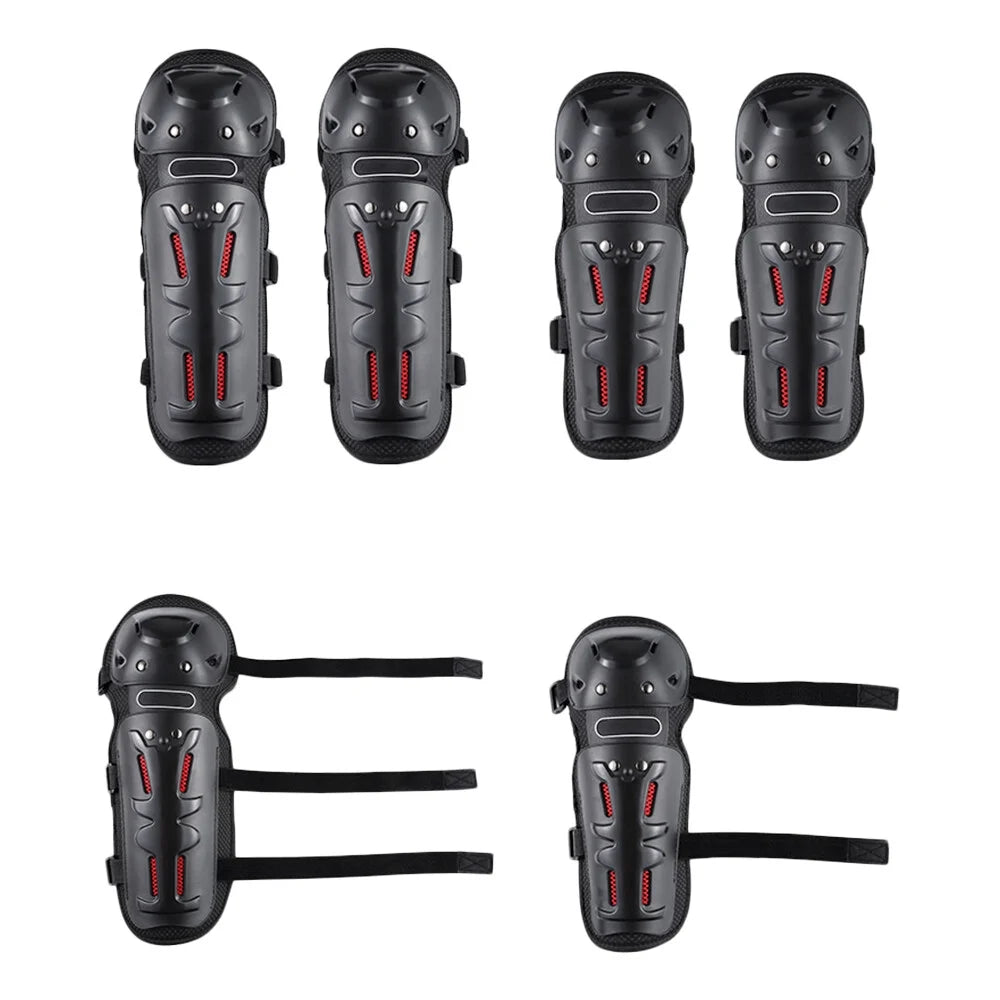 4PCs Cycling Knee Brace and Elbow Guards Protective Pads V9261